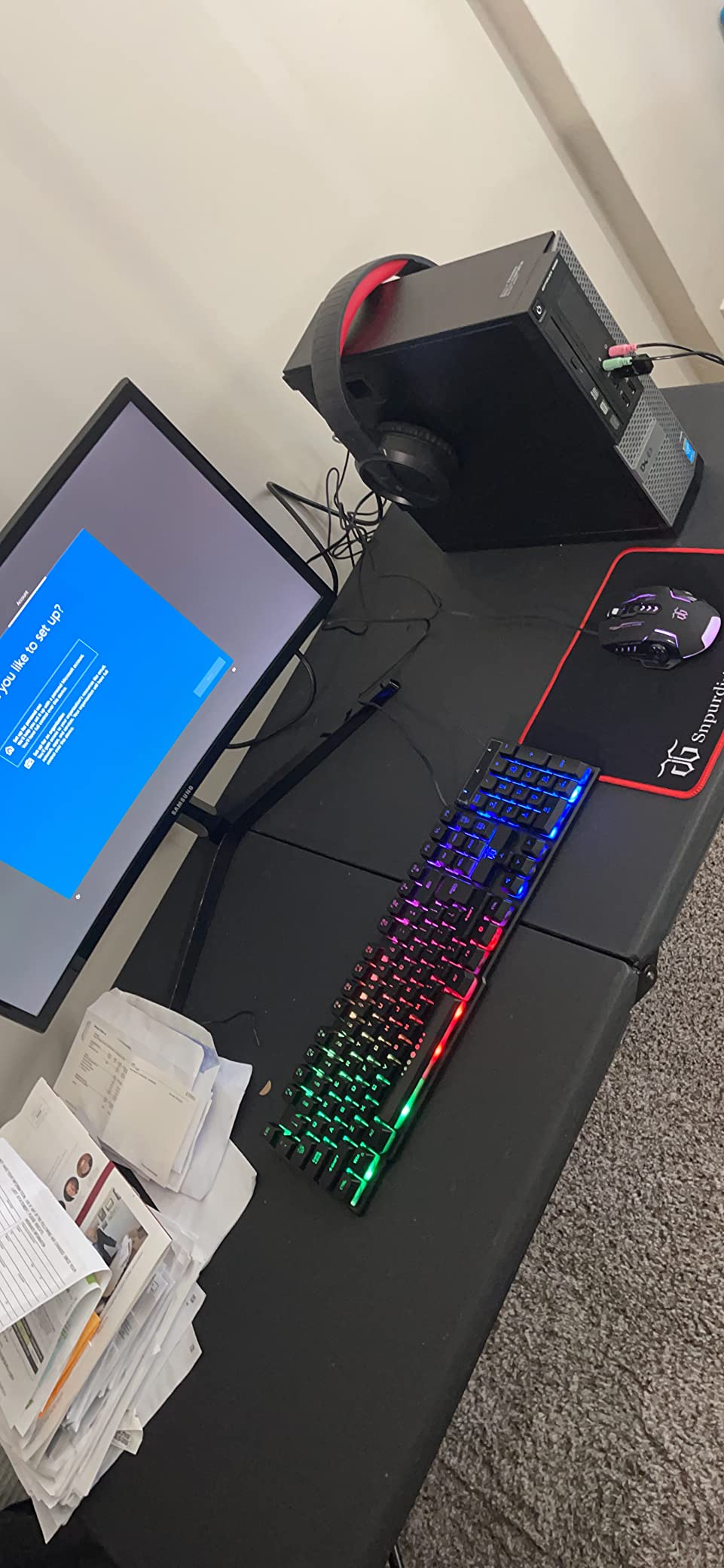 DGG Gaming Keyboard and Mouse, Headphones, Mouse pad Combo for PC Gamers customer photo 2