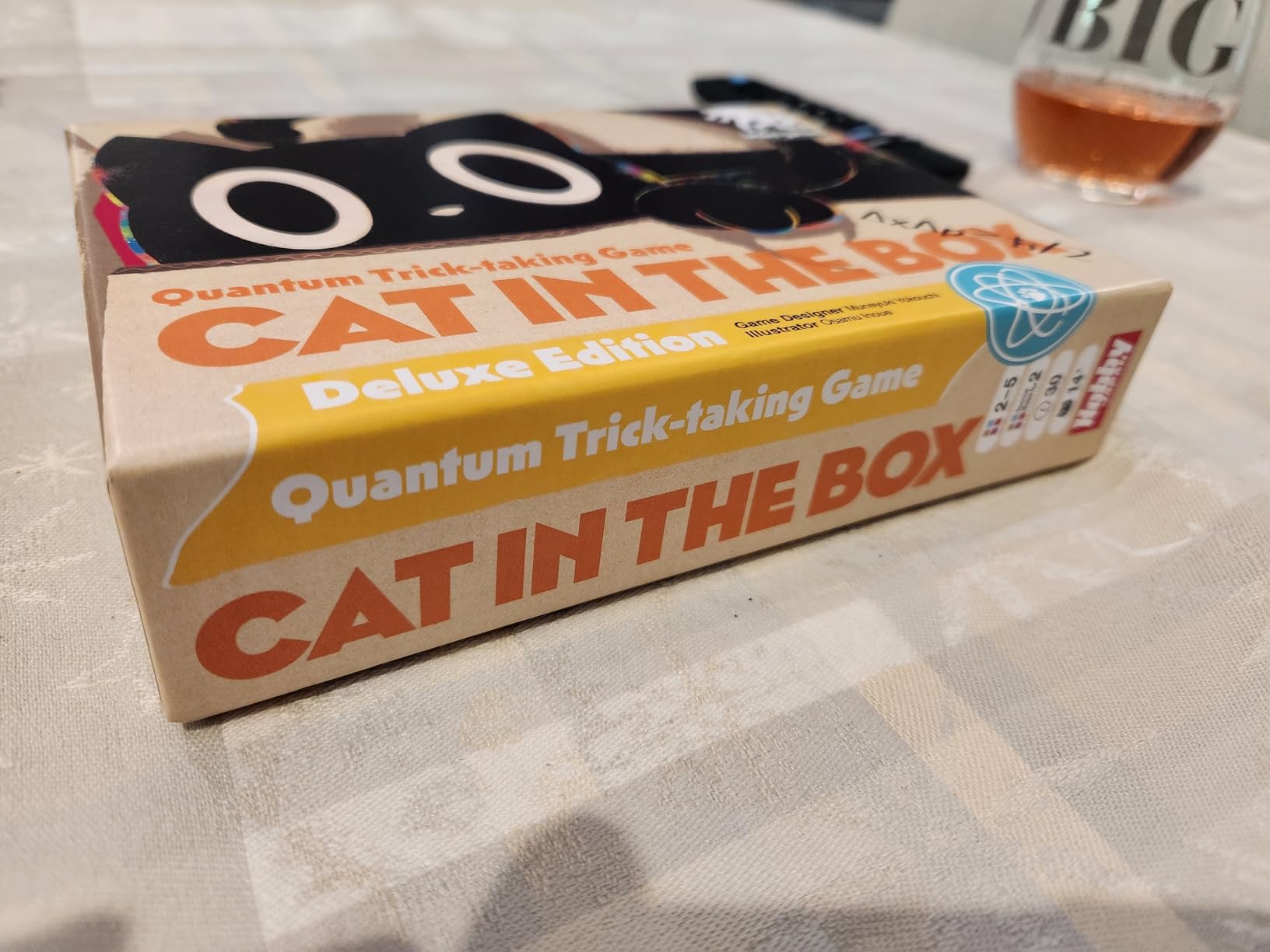 Bezier Games Cat in the Box Deluxe Edition Game | Quantum Trick Taking Strategy Card Game for 2 to 5 Players, Innovative Logic and Prediction Gameplay for Ages 10 Plus customer photo 1