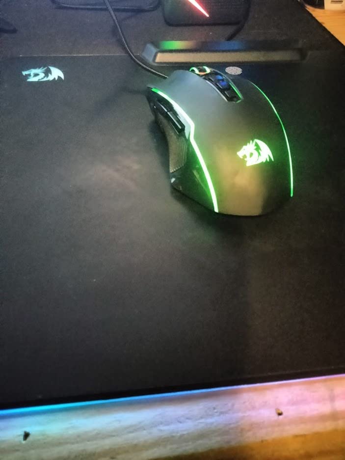 Redragon Gaming Mouse, Wired Gaming Mouse with RGB Backlit, 8000 DPI Adjustable, Mouse with 9 Programmable Macro Buttons & Fire Button, Software Supports DIY Keybinds, M910-K customer photo 1