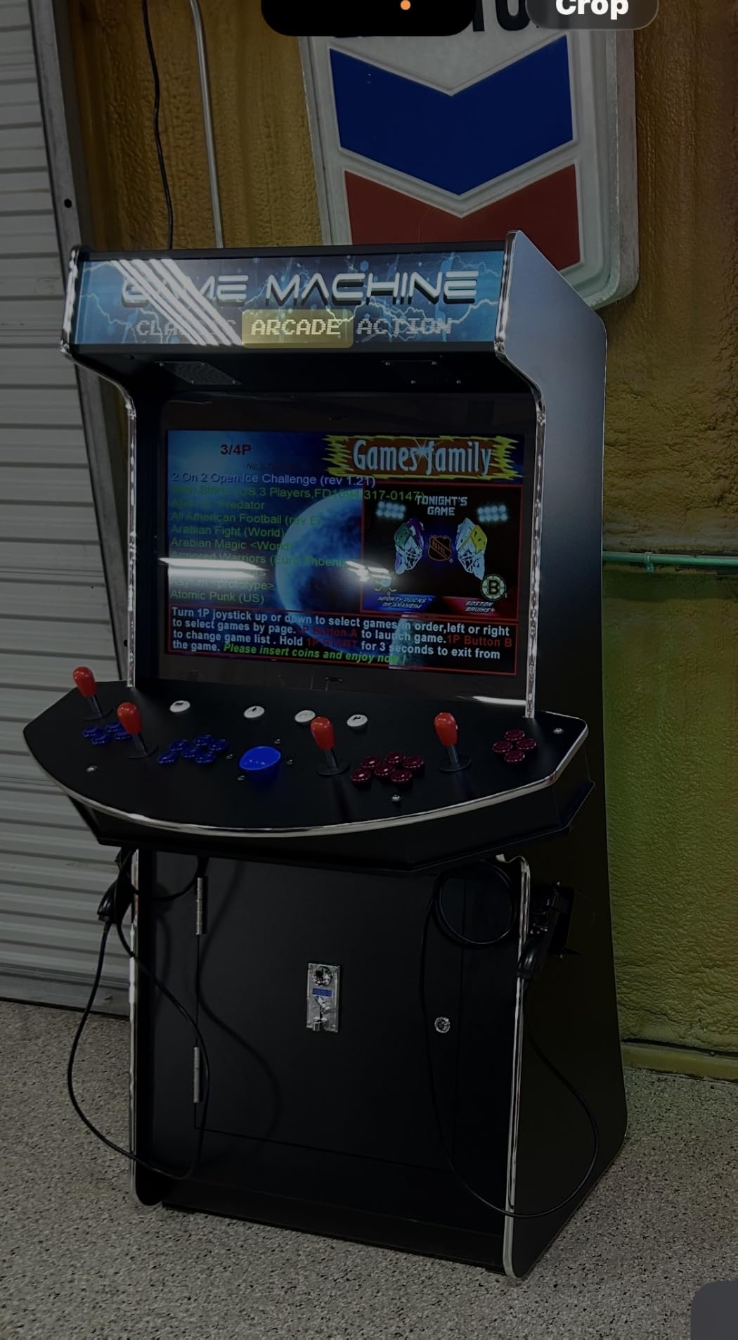 Top Us Video Arcades 4 Player Games 4600 Games 32 inch Screen Black Full Size Commercial Grade Upright Standup Arcade Machine with 2 Game Guns Included customer photo 1