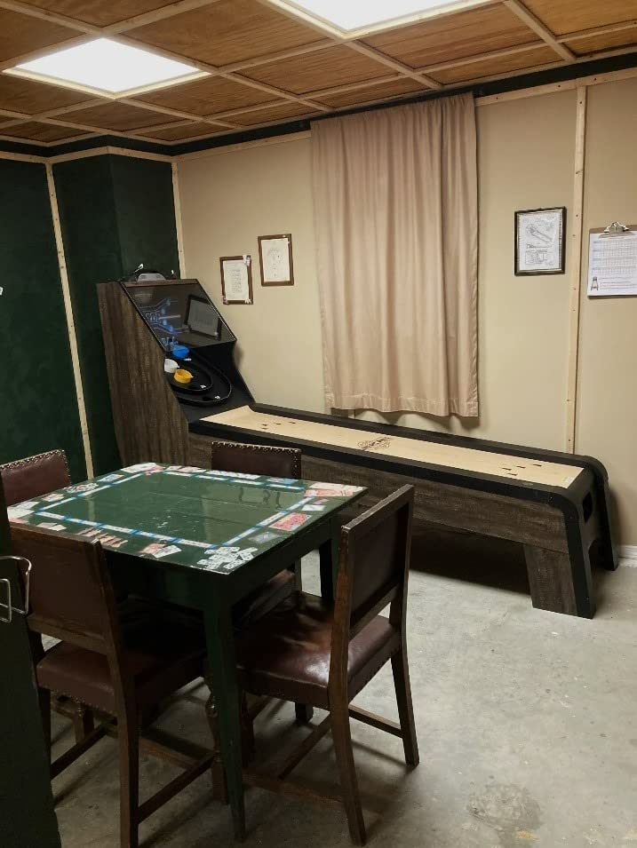 American Legend 9' Arcade Speedball Game with Electronic Scoring, Automatic Ball Return, LED Lighting & 4 Game Balls, Walnut Finish customer photo 1