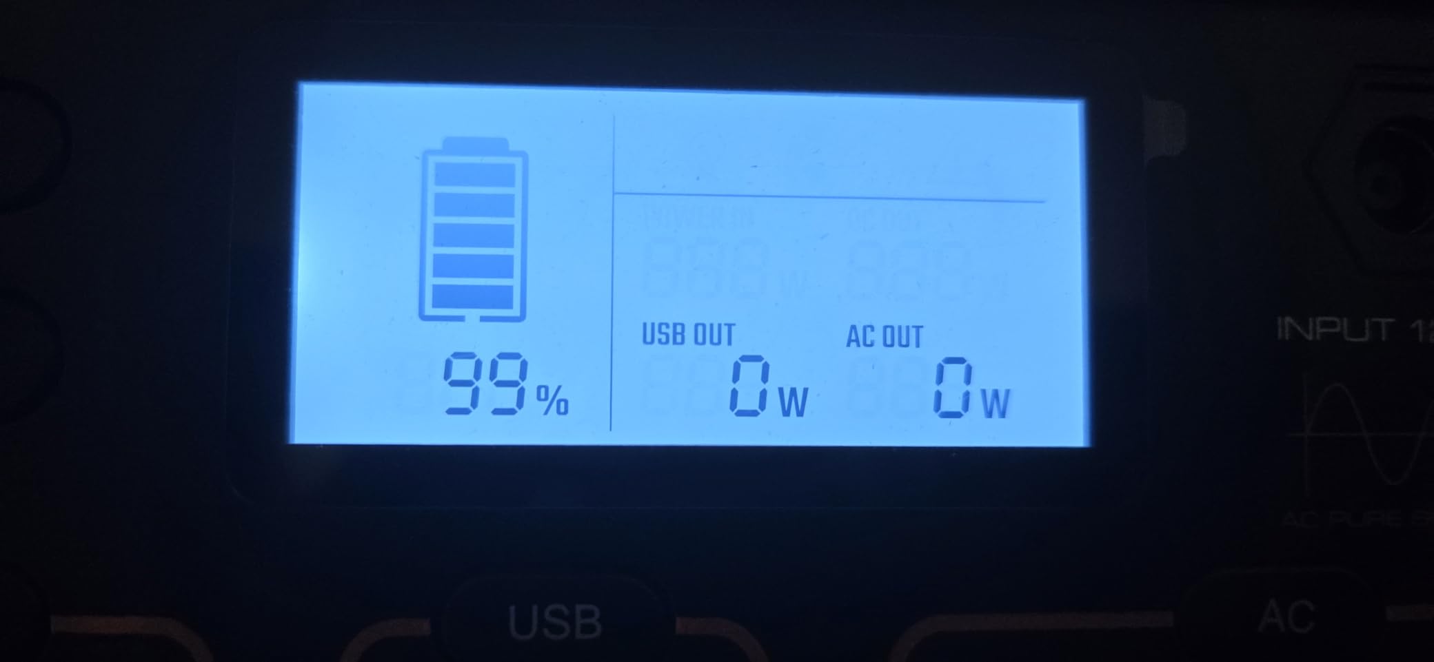 GRECELL 999Wh Solar Generator 1000W Portable Power Station for Outdoor | With 60W USB-C PD Output, 120V Pure Sine Wave AC Outlet Home Camping Travel Hunting Backup Lithium Battery (Peak 2000W) customer photo 2
