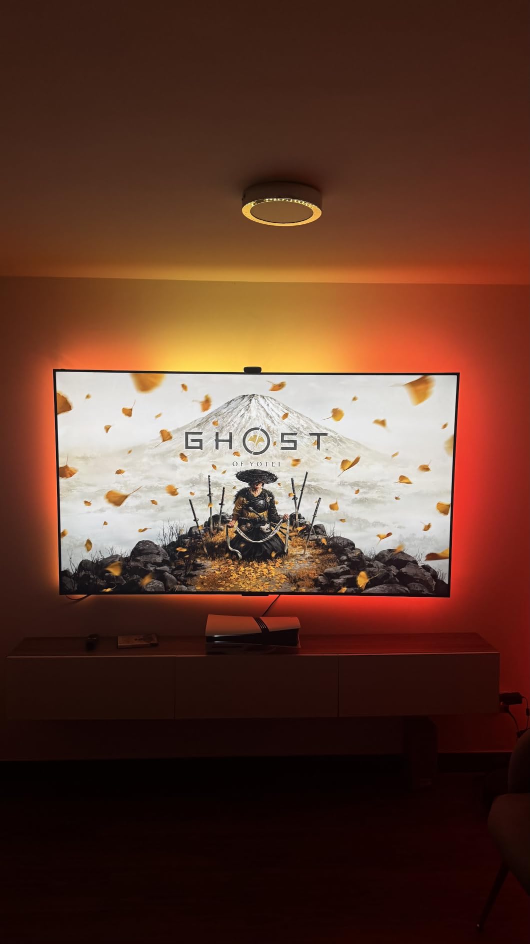 Govee Envisual TV Backlight T2 with Dual Cameras, 16.4ft RGBIC Wi-Fi LED Backlights for 75-85 inch TVs customer photo 2