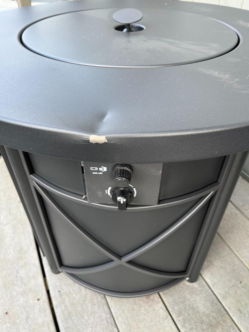 BALI OUTDOORS 50000 BTU Propane Fire Pit for Outdoor | 30 in Fire Pit Table Outdoor, Round Firepits for Outside Backyard, Patio customer photo 1