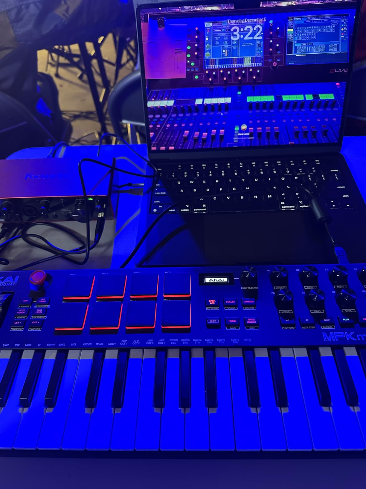 Akai Professional MPK Mini Plus 37-Key USB MIDI Keyboard Controller | Velocity-Sensitive Mini Keys, 8 MPC Pads, 64 Step Sequencer, MIDI/CV/Gate I/O, Software Suite Included, for Beat Makers customer photo 1