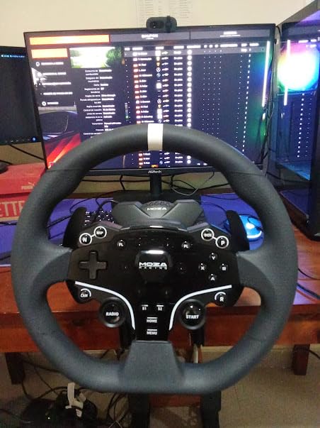 MOZA R3 Bundle Kit Direct Drive Servo base, Racing Wheel and Pedals for PC | 3.9Nm WheelBase, 11-inch ES Lite Steering Wheel, Pedals and Desk Clamp High-Performance Game Racing Simulator for PC User customer photo 1