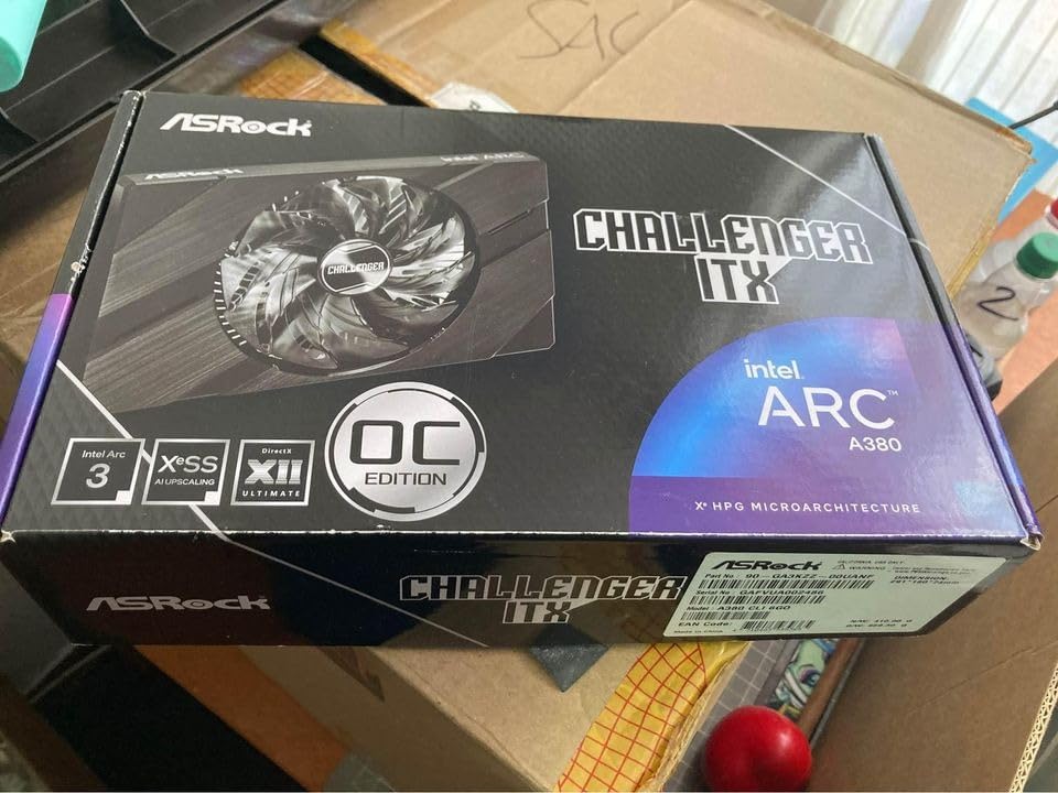 ASRock Intel Arc A380 Challenger ITX 6GB OC, 2250MHz GPU, 6GB GDDR6 96-bit, PCIe 4.0, Single Fan, 0dB Silent, DP 2.0, HDMI 2.0b customer photo 1