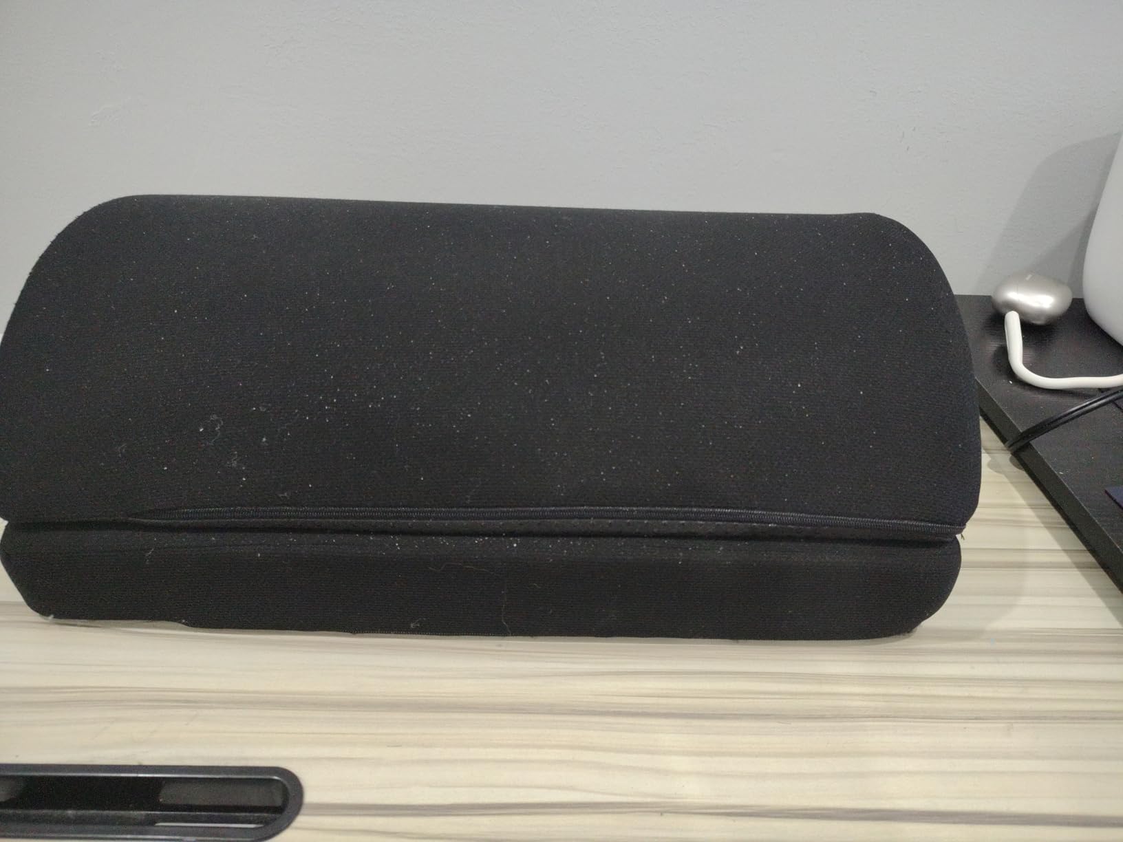 BlissTrends Foot Rest Under Desk, Foot Stool with 2 Adjustable Heights | Comfortable Footrest with Washable Cover for Car,Home and Office to Relieve Back,Lumbar,Knee Pain(Large, Black) customer photo 2