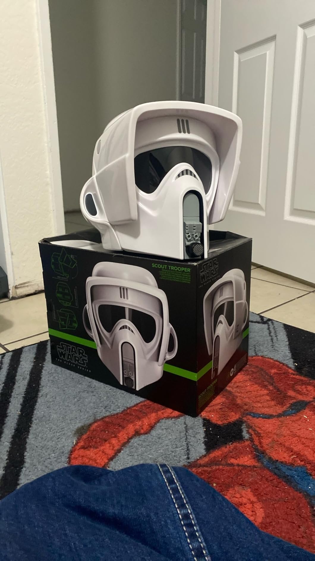 STAR WARS The Black Series Scout Trooper Premium Electronic Helmet with Sound Effects, Return of the Jedi Adult Roleplay Item customer photo 2