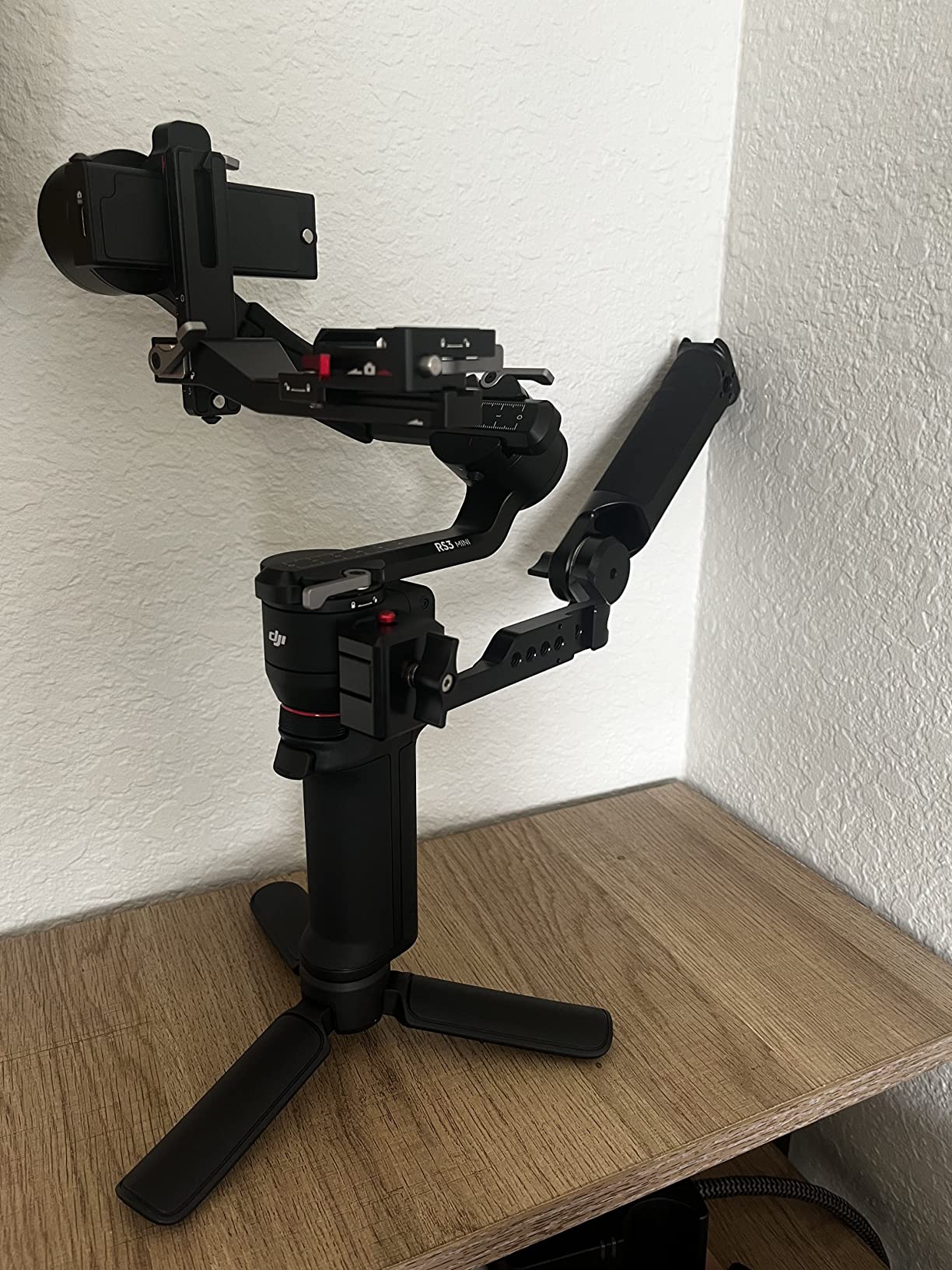 Adjustable Sling Handle Grip Compatible with DJI Ronin RS4 RS3 Mini RS 3 Pro RS 2 RSC 2 Gimbal Stabilizer for Low Angle Shot, Max Load 13.2lb, ST49 customer photo 2