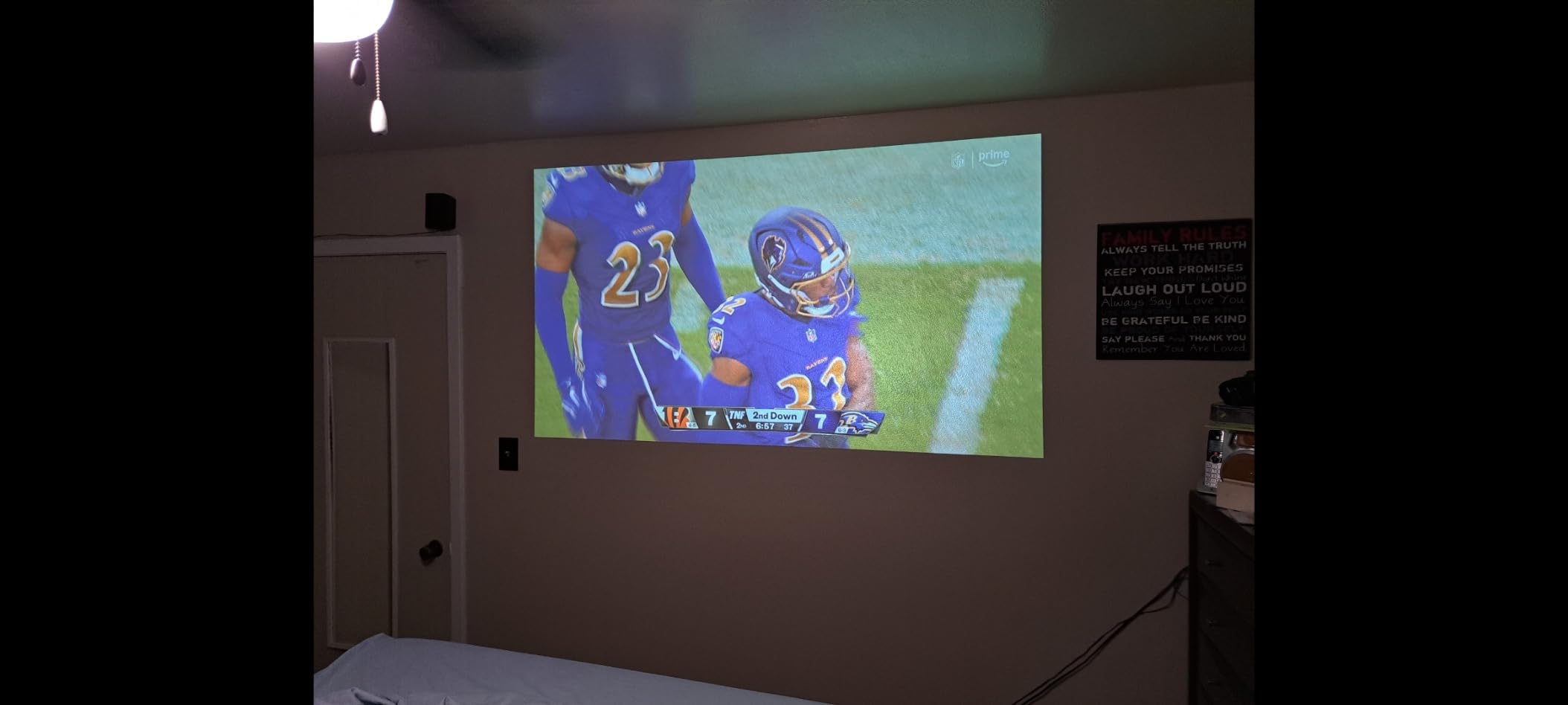 Optoma UHD38x Bright, True 4K UHD Gaming Projector | 4000 Lumens | 4.2ms Response Time at 1080p with Enhanced Gaming Mode | Lowest Input Lag on 4K Projector | 240Hz Refresh Rate | HDR10 & HLG, White customer photo 1
