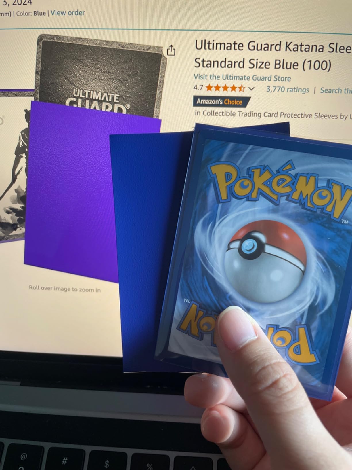 Ultimate Guard Katana Inner Card Sleeves, 100 Standard Size TCG Sleeves, 64 x 89mm, Clear, Tournament Sleeves, No PVC & Acid-Free, Optimal Double-Sleeving customer photo 1