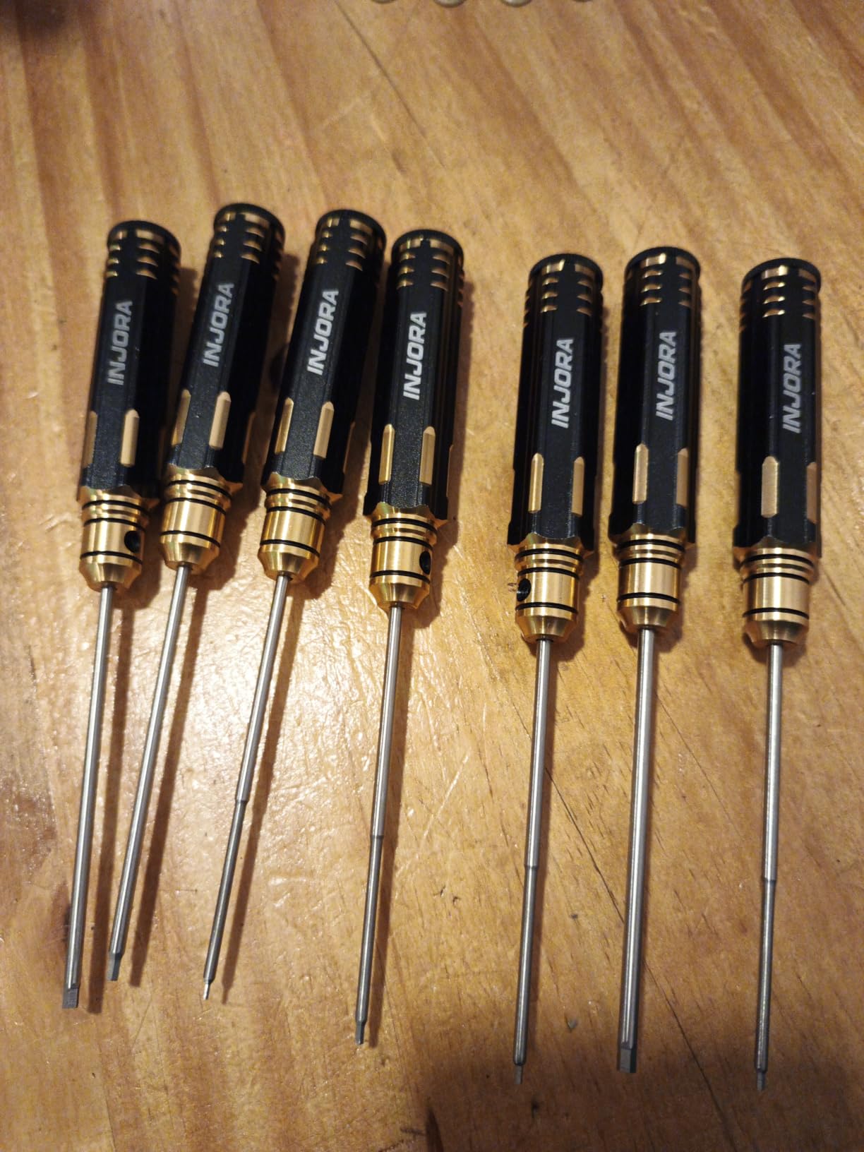 INJORA 7PCS 0.9 1.27 1.3 1.5 2.0 2.5 3.0mm HSS Steel Hex Screwdriver customer photo 2