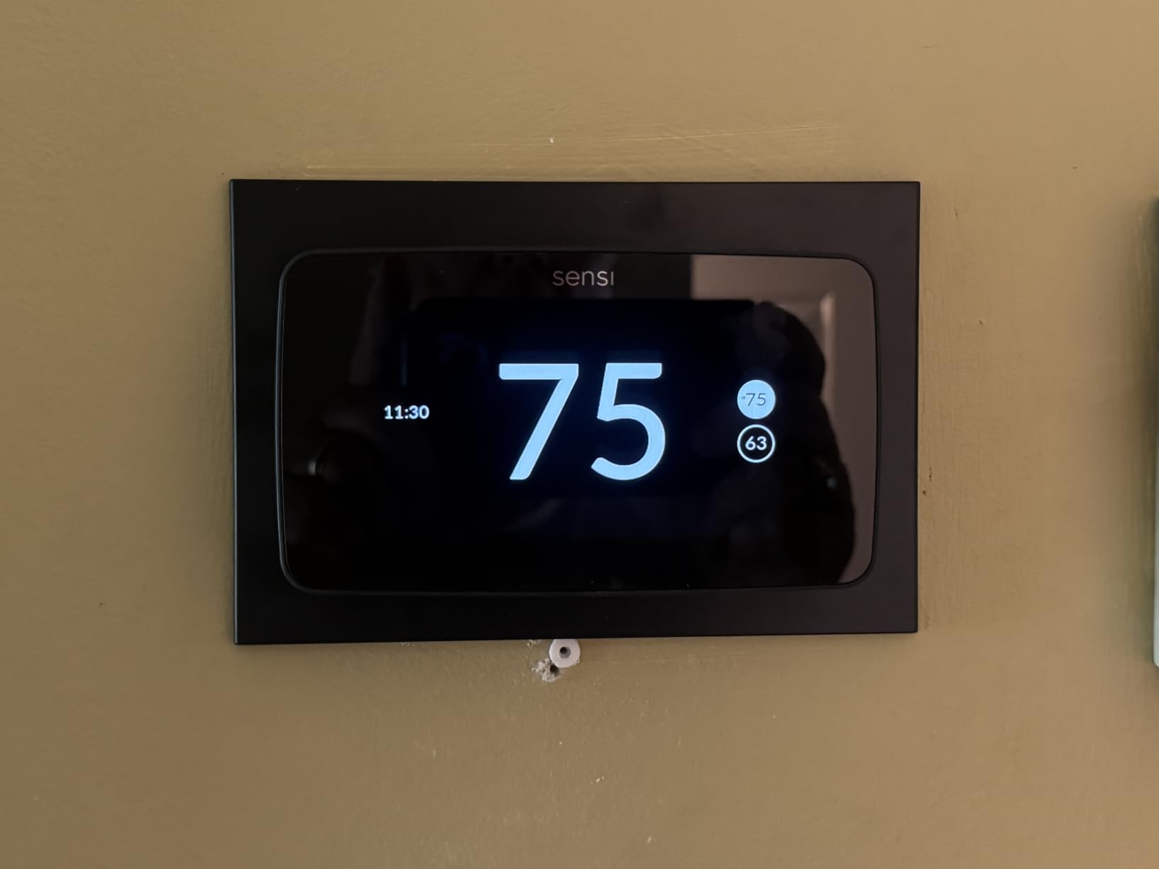 Sensi Touch 2 Smart Thermostat Wi-Fi, Alexa, Energy Star Certified, ST76 customer photo 2