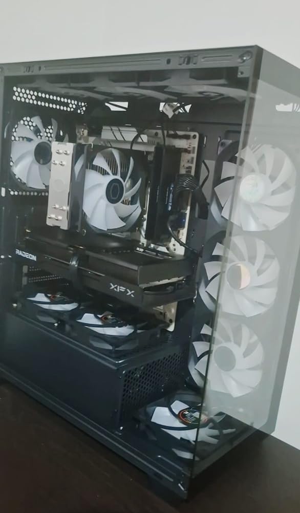 Thermalright TL-C12C-S X3 CPU Fan 120mm ARGB Case Cooler Fan, 4pin PWM Silent Computer with S-FDB Bearing Included, up to 1550RPM Cooling Fan（3 Quantities） (TL-C12C-S X3-D2) customer photo 1