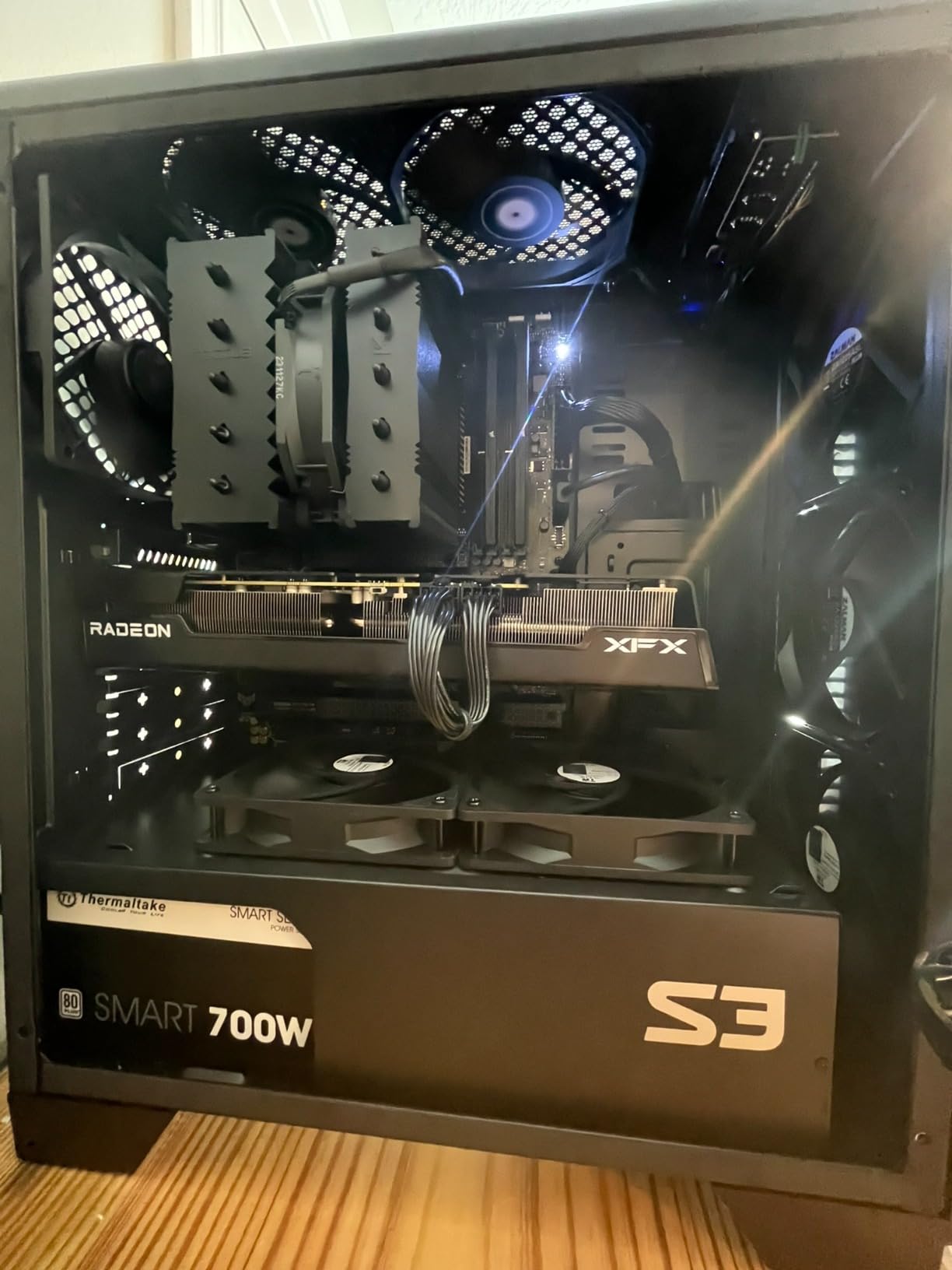 Thermalright TL-C12C-S X3 CPU Fan 120mm ARGB Case Cooler Fan, 4pin PWM Silent Computer with S-FDB Bearing Included, up to 1550RPM Cooling Fan(3 Quantities) (TL-C12C X3) customer photo 2