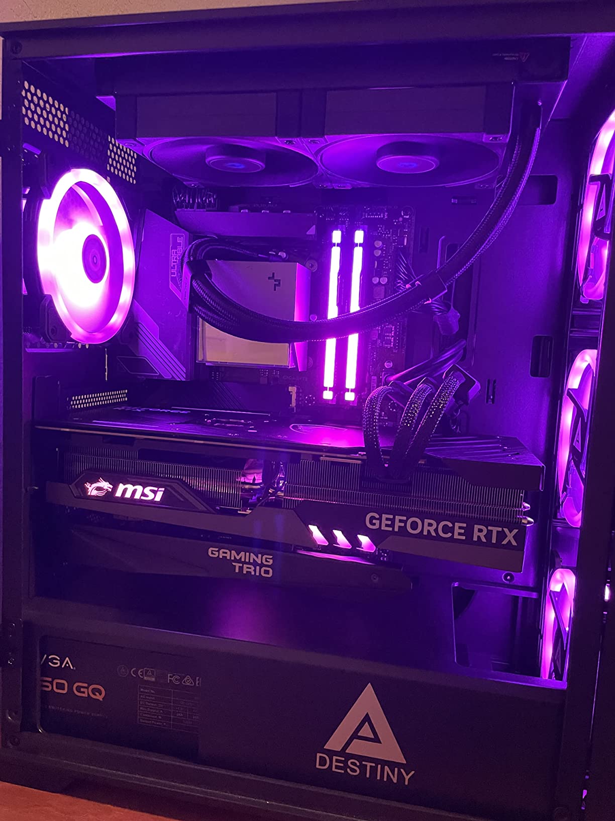 MSI Gaming GeForce RTX 4080 16GB GDRR6X 384-Bit HDMI/DP Nvlink Tri-Frozr 3 Ada Lovelace Architecture Graphics Card (RTX 4080 16GB Gaming X Trio) customer photo 2