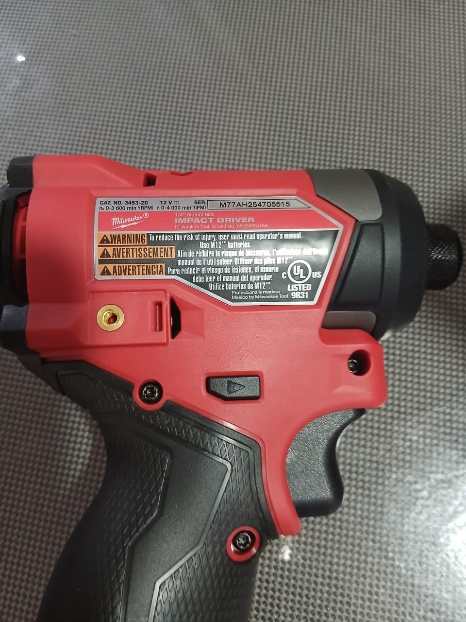 Milwaukee Electric - M12 Fuel. 1/4 HEX Impact Driver KIT customer photo 1