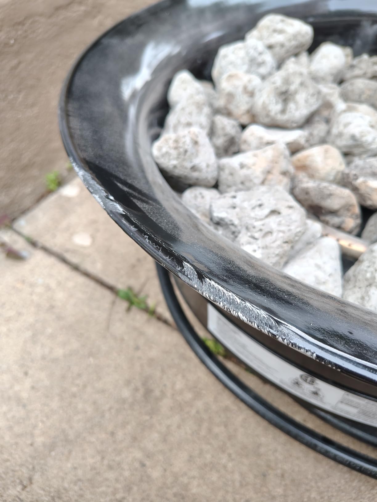 Flame King Smokeless Propane Fire Pit, 24-inch Portable Firebowl, 58K BTU with Self Igniter, Cover, & Carry Straps customer photo 1