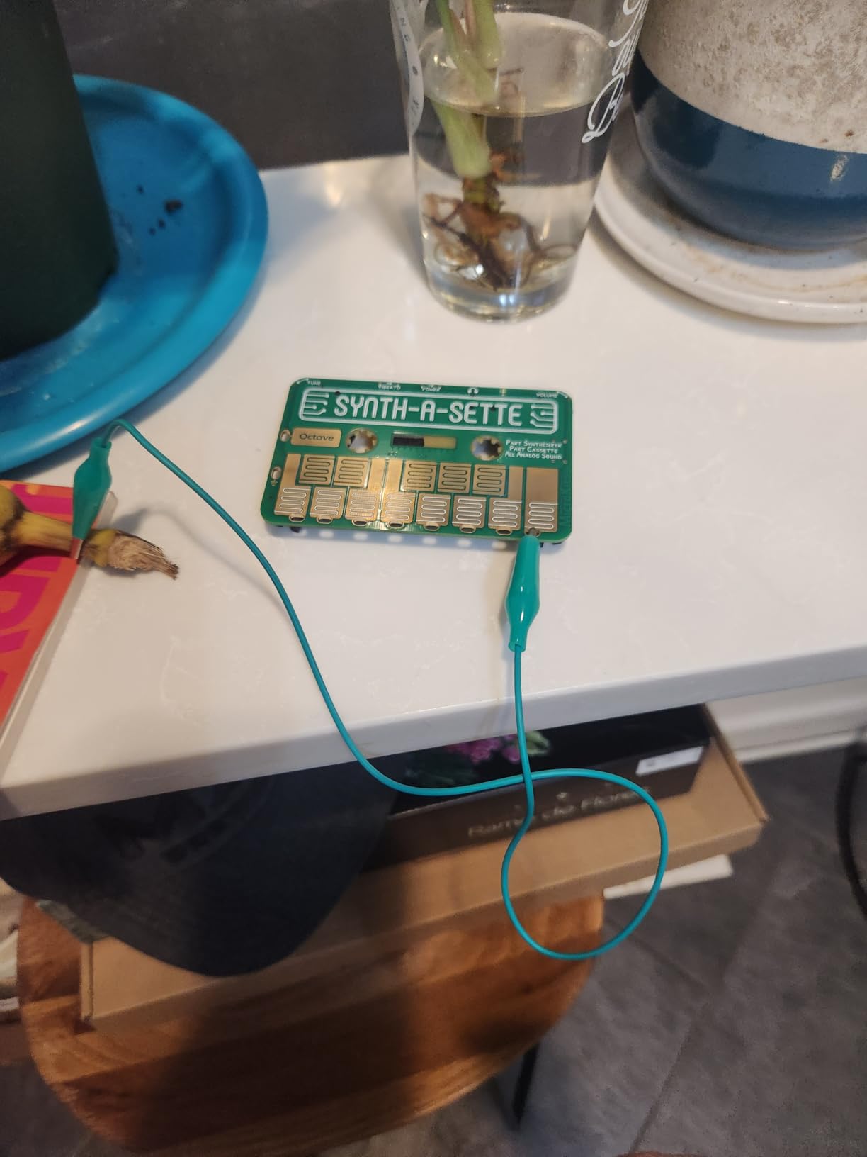 MicroKits Synth-a-Sette: The Original Cassette Sized Analog Synthesizer | Play Melodies On The Go With This Pocket Synth Or Create Your Own Banana Keyboard Using Conductivity customer photo 2