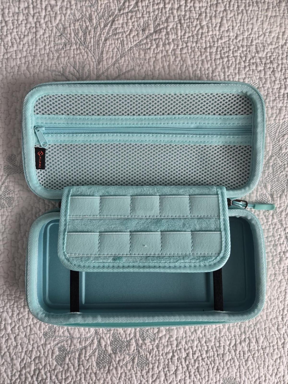 FINTIE Carrying Case for Nintendo Switch / Switch OLED Model (2021) | Shockproof, Hard Shell Protective Cover, Portable Travel Storage Bag, 10 Game Card Slots & Inner Pocket customer photo 2