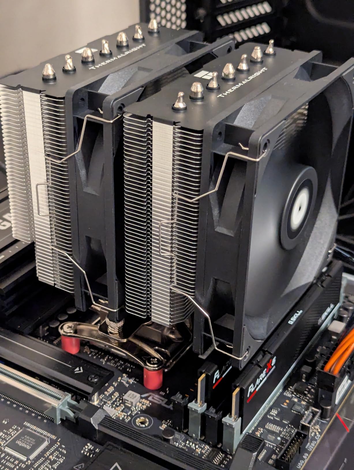 Thermalright PS120SE CPU Air Cooler, 7 Heat Pipes CPU Cooler,Dual 120mm TL-C12B V2 PWM Fan, AGHP 4.0 Technology, S-FDB Bearing, for AMD AM4 AM5/Intel 1700/1150/1151/1200/1851, PC Cooler customer photo 1