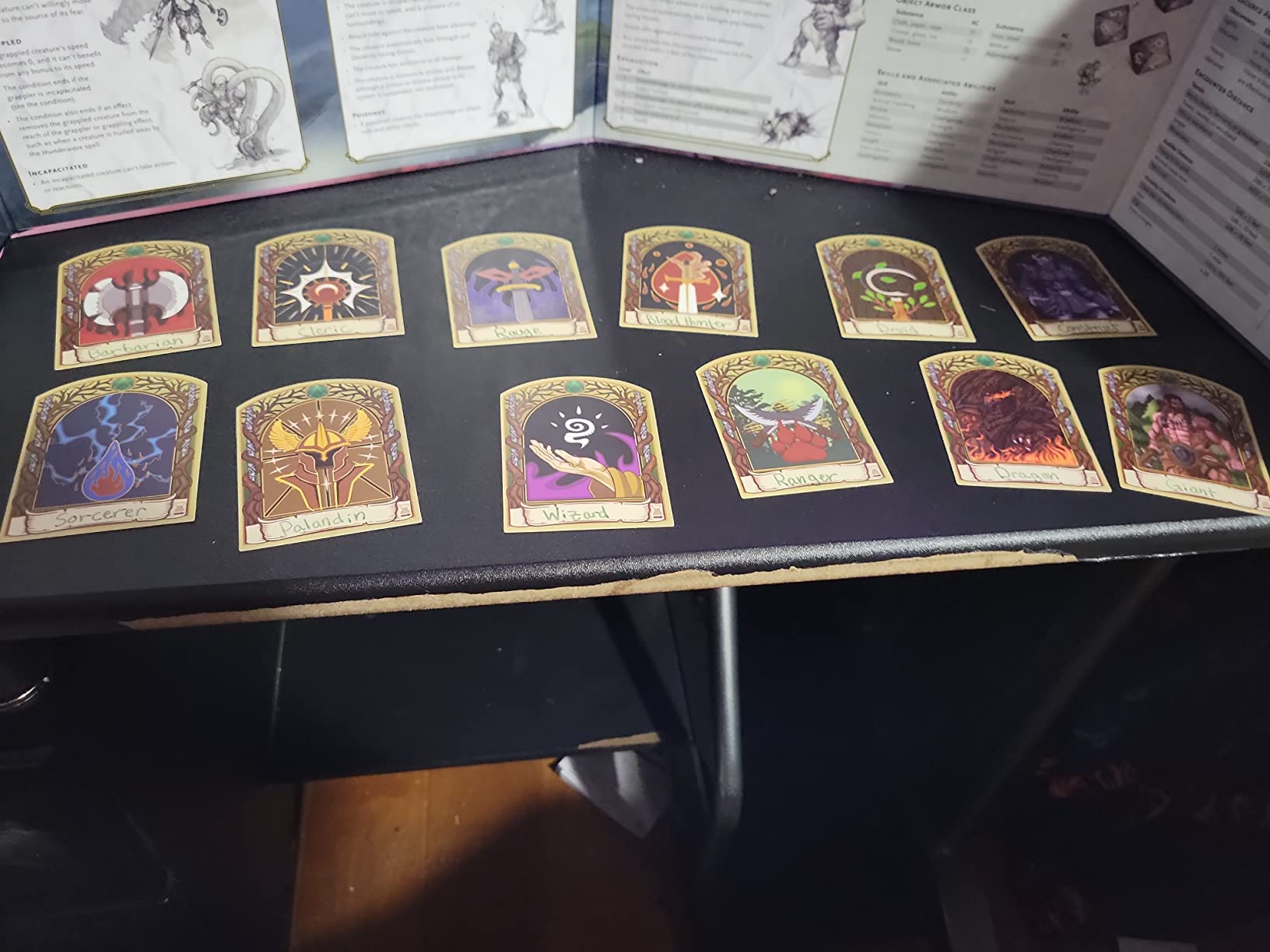 CZYY DND Initiative & Combat Tracker Set, Acrylic Markers with Insert Cards | 6 Transparent Acrylic Holders, Top on 2-5 mm GM Screen, Erasable & Reusable, Great DM Tools & Accessories for Tabletop RPG customer photo 2