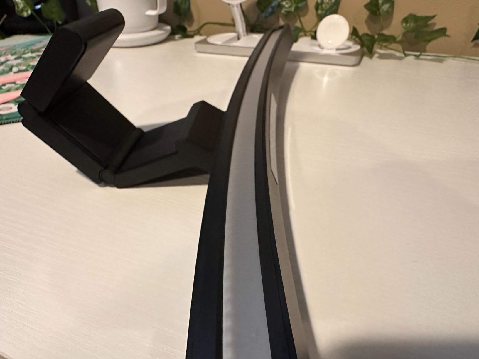 ONWAY Curved Monitor Light Bar with Wireless Remote, Monitor Auto-Dimming and Camera Base, Applicable to All Screens. No Screen Glare, for Home Office customer photo 2