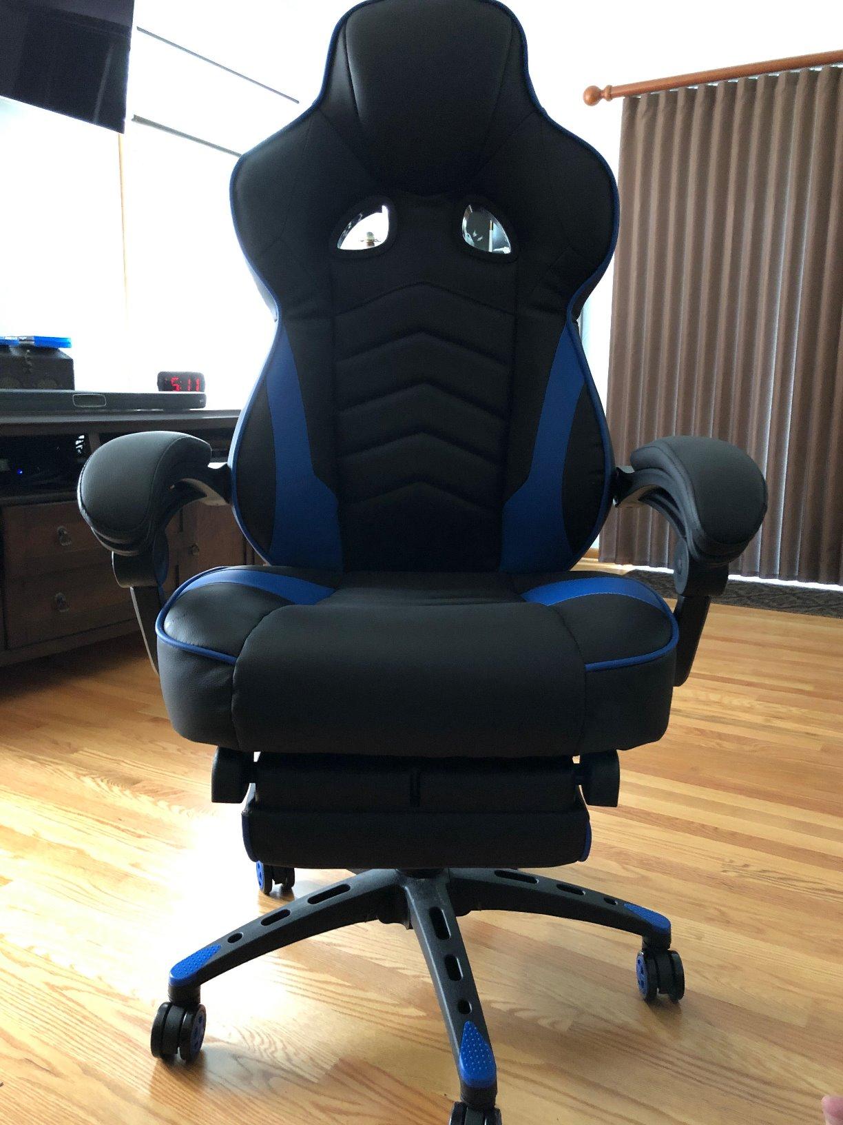 RESPAWN SPIRE Ergonomic Office Chair with Lumbar Support, Mesh, Flip Arms | Cooling gel seat, flip-back arms, headrest, and breathable mesh keep you comfortable for work, gaming and long desk sessions customer photo 1