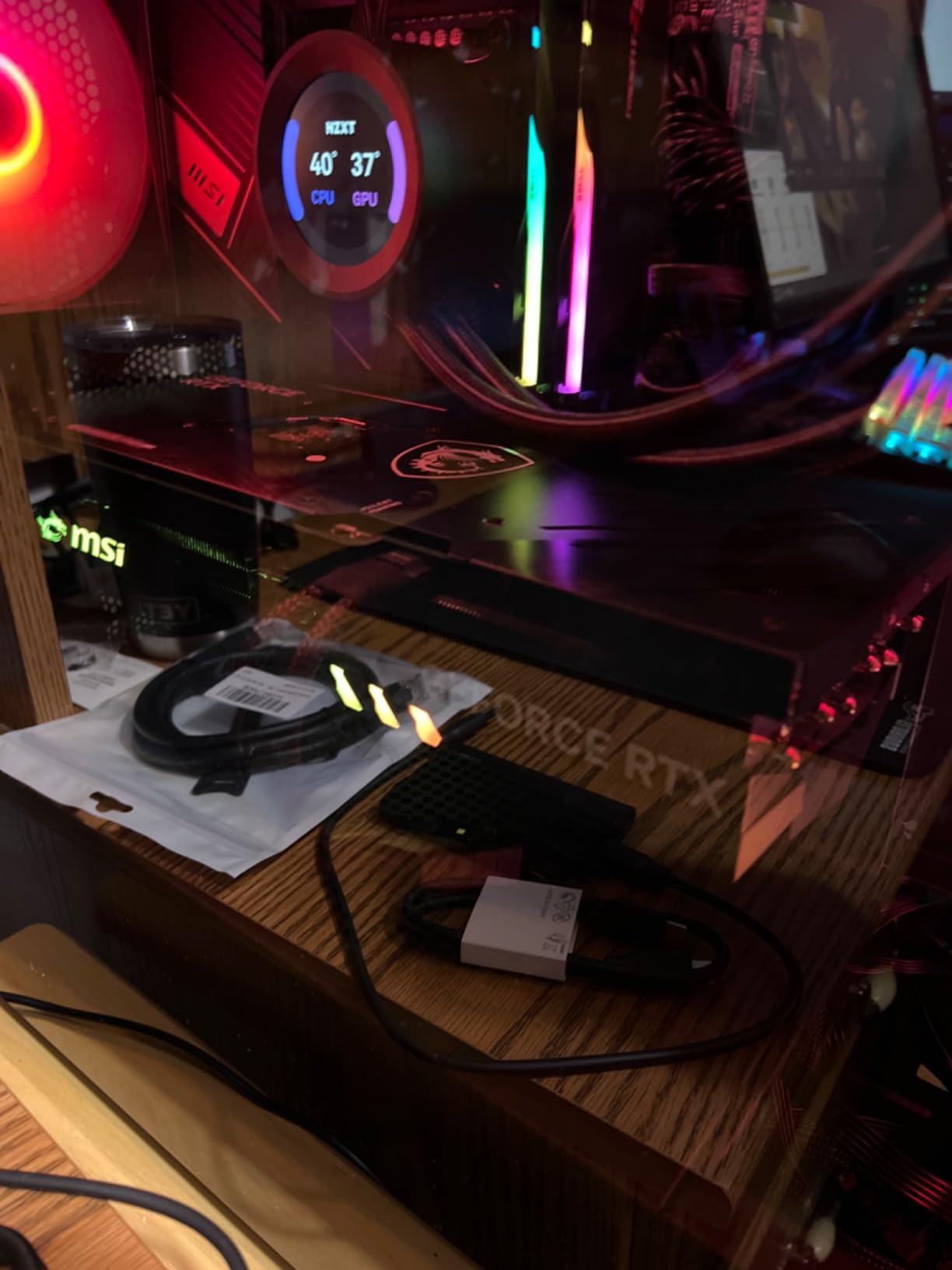 MSI Gaming GeForce RTX 4070 Ti 12GB GDRR6X 192-Bit Extreme Clock: 2760 MHz HDMI/DP Nvlink Tri-Frozr 3 Ada Lovelace Architecture Graphics Card (RTX 4070 Ti Gaming X Trio 12G) customer photo 2