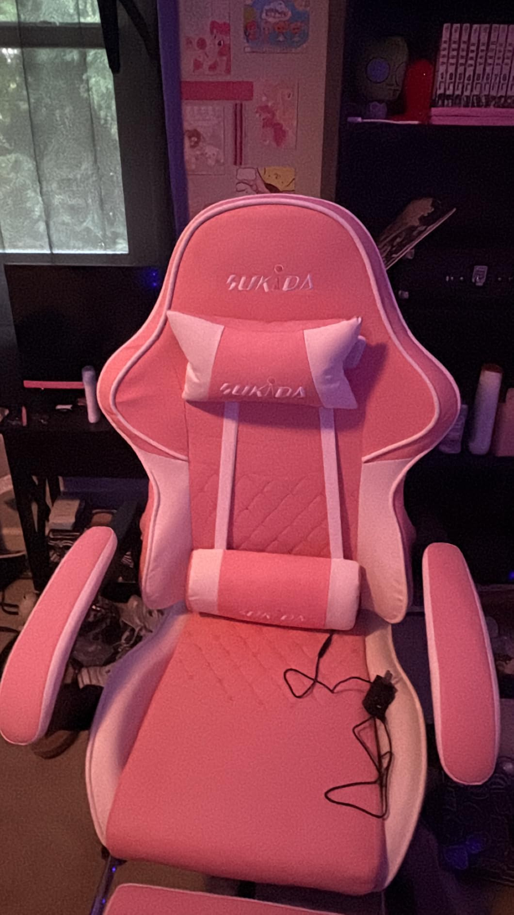 Ergonomic Video Gamer Chairs Gaming Computer Chairs Gamer Chairs for Adults Massage Lumbar Support Swivel Height Adjustable Headrest Backrest customer photo 1