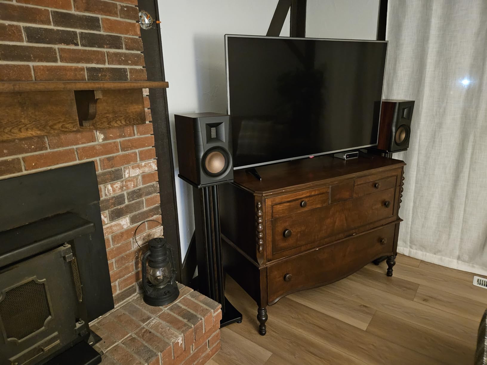Rockville SS36D Dark Wood Grain 36