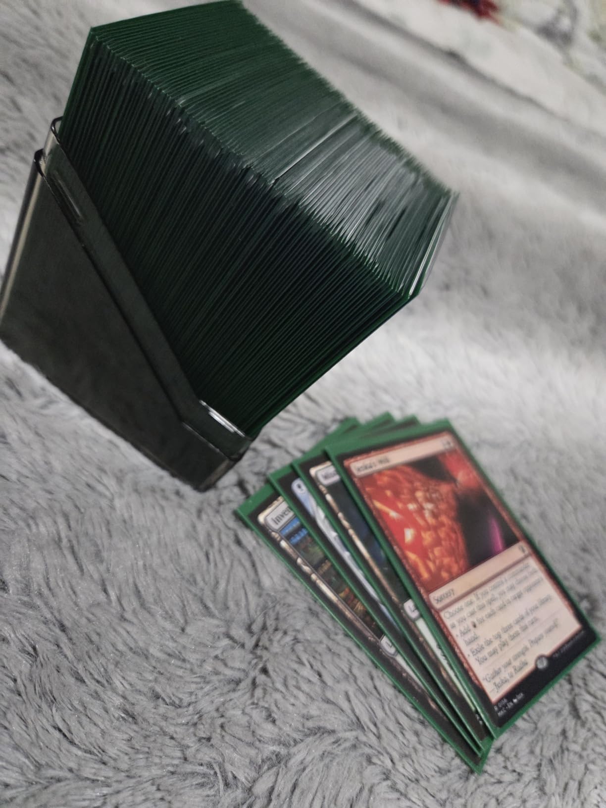 Mlikero Card Deck Cases, 6 Pack Acrylic Commander Deck Box Holding 100+ Sleeved Cards with 6 Dividers, Clear Card Storage Box Fit for MTG, TCG, Sports Cards customer photo 1
