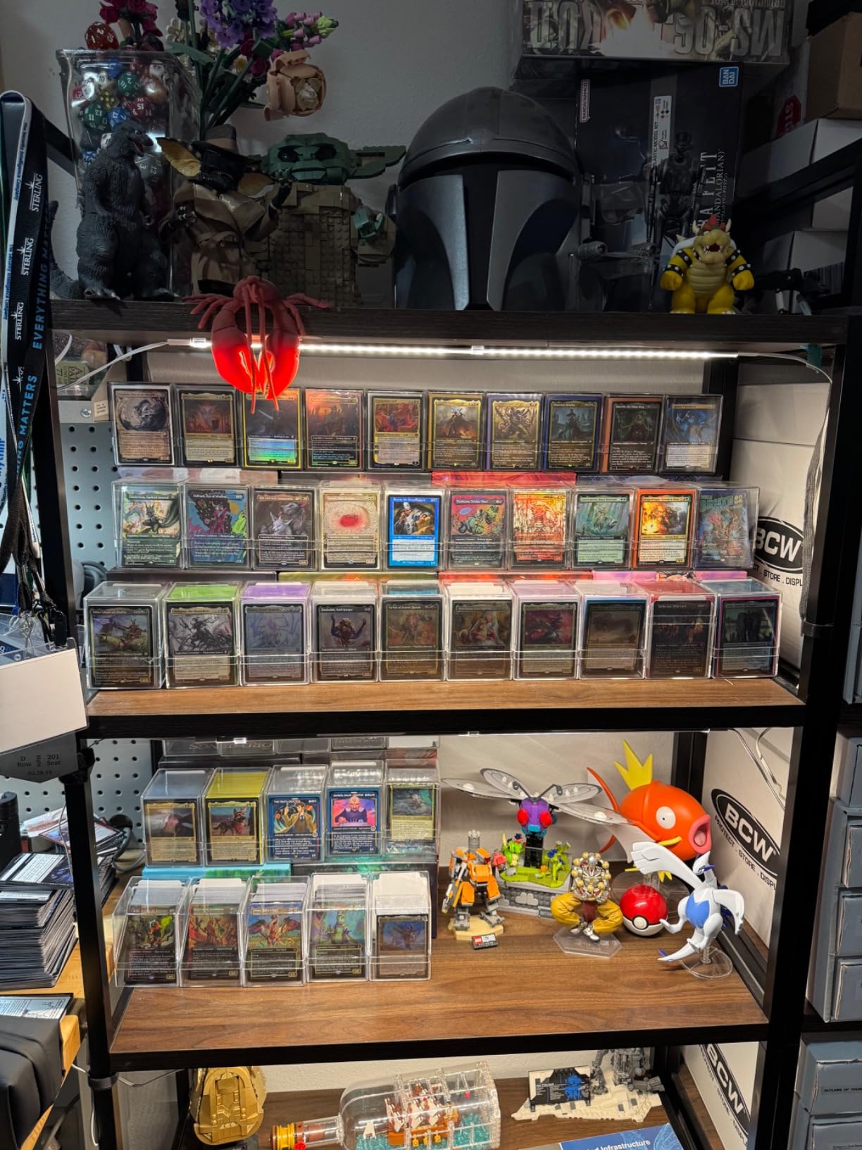 Mlikero Card Deck Cases, 6 Pack Acrylic Commander Deck Box Holding 100+ Sleeved Cards with 6 Dividers, Clear Card Storage Box Fit for MTG, TCG, Sports Cards customer photo 2