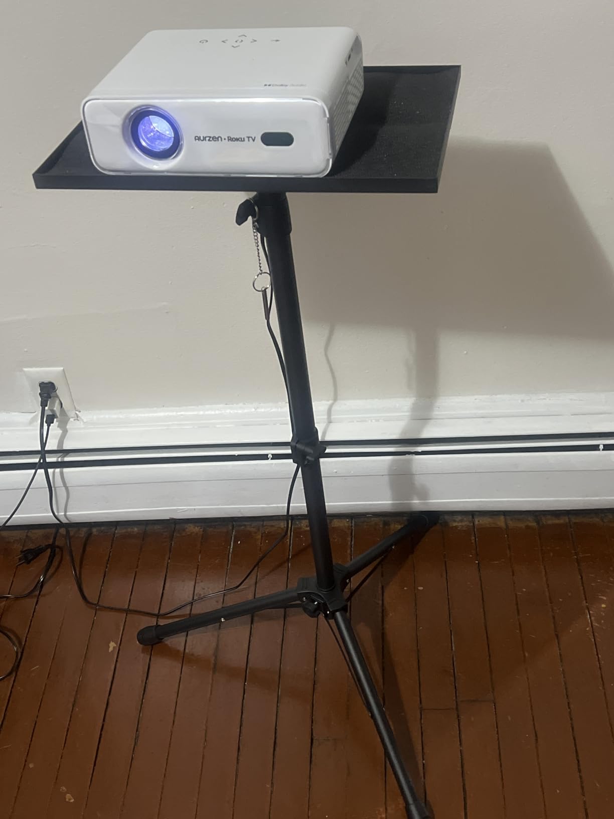 Facilife Projector Stand - Adjustable Height 22 to 63 Inches, Tripod for Laptop & Projector, Outdoor Movies customer photo 2