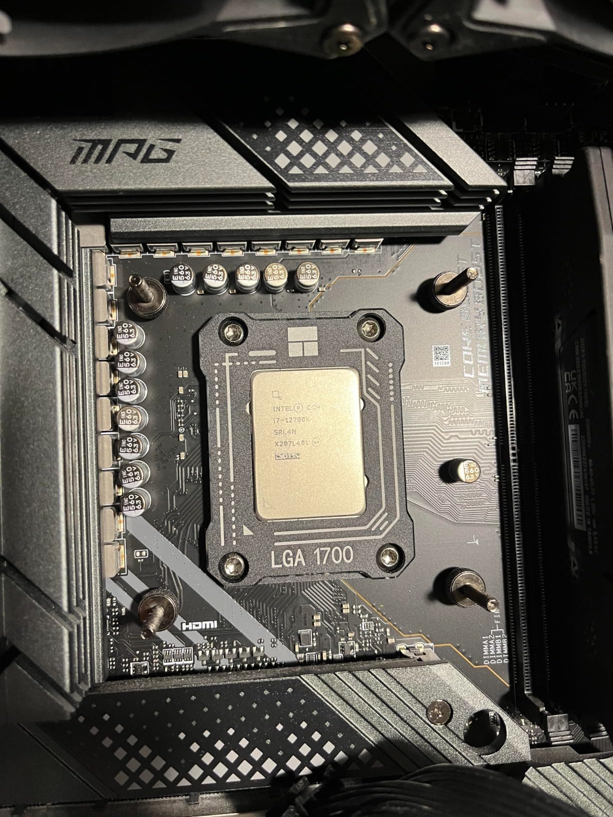 Thermalright LGA1700-BCF Black 12/13/14 Generation Intel Anti-Bending Fastener, Bending Type Pressure Plate, CPU Contact Frame, Full-Fitting Fixed Non-arking Installation, Contact Frame lga 1700 customer photo 1