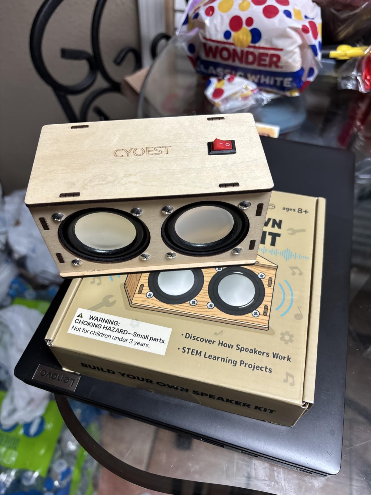 STEM Projects for Kids & Adults Build Your Own Bluetooth Speaker - Science Experiment Electronics Kit | Beginner's Starter DIY Set,STEM Gifts for Teenage Girls + Boys Ages 10 and Up (Dual Speakers) customer photo 2