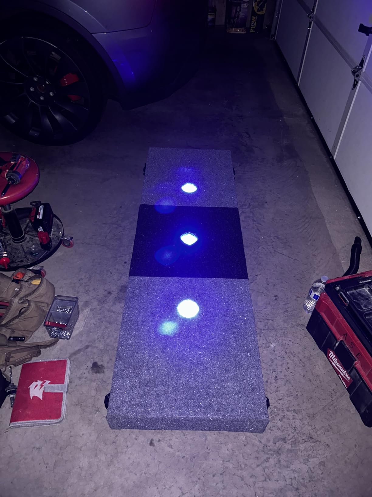 Yexiya 6 Pcs LED Cup Holder Marine Drink Holder Stainless Steel, Blue | Cup Holders Insert with Drain, Boat Yacht Car Camper Truck Rv, Standard Openings, LED Illumination at Night, Rust Proof customer photo 1
