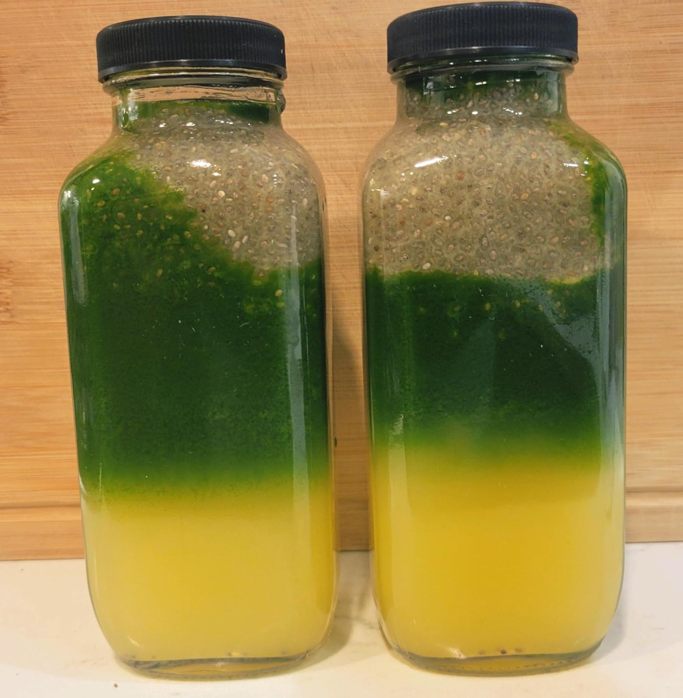 CUCUMI 10pcs 16oz Glass Juice Bottles with Lids customer photo 1