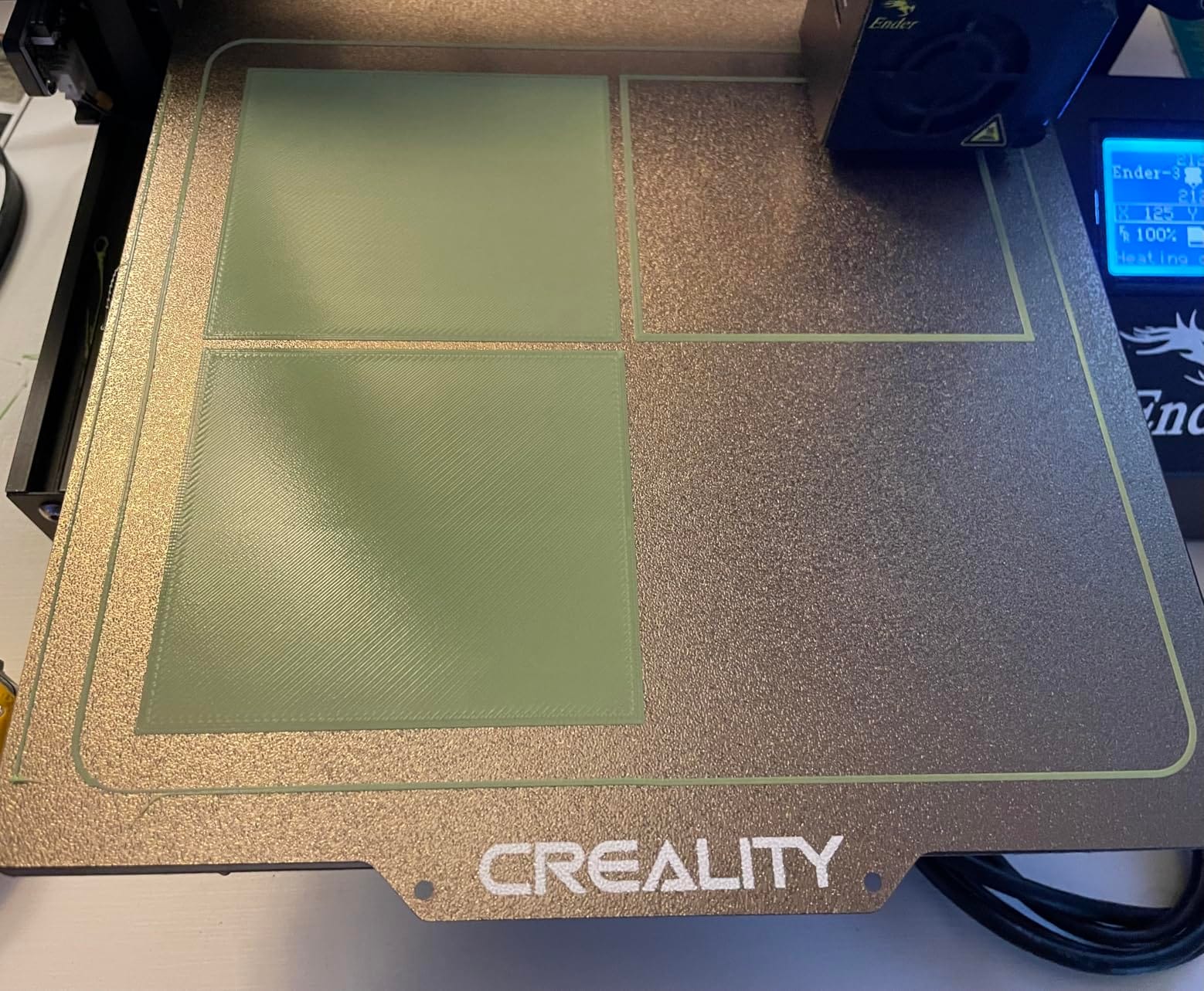 Creality Official PEI Plate with Adhesive for Creality Ender 3/Ender 3 Pro/Ender 3 V2/Ender 3 S1/Ender 3 S1 pro/Ender 3 neo/Ender 3 v2 neo/Ender 5/Ender 5 Pro and All 265x250x8mm, Size 3D Printer | Official PEI Surface Adhesive Backing Ender 3 Neo/V2 Neo/S1 Pro Compatibility Ender 5 Series customer photo 1