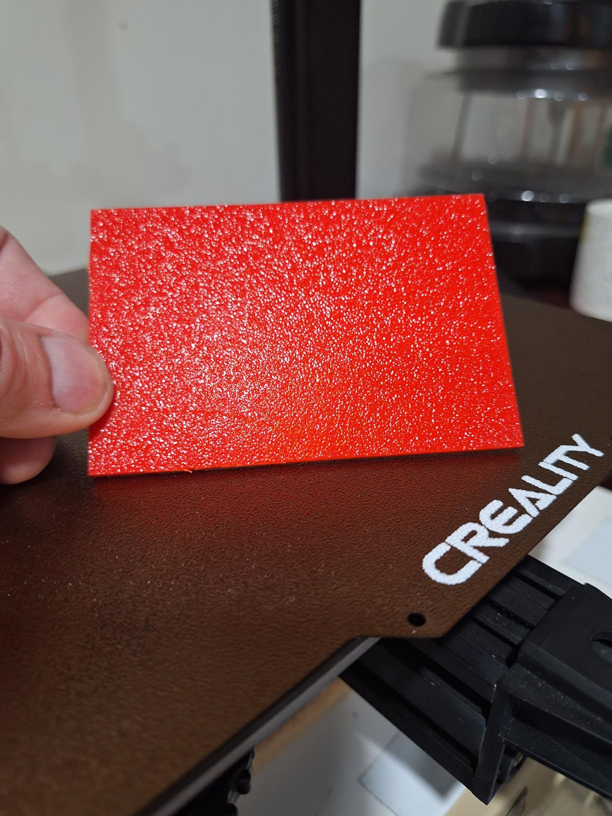 Creality Official PEI Plate with Adhesive for Creality Ender 3/Ender 3 Pro/Ender 3 V2/Ender 3 S1/Ender 3 S1 pro/Ender 3 neo/Ender 3 v2 neo/Ender 5/Ender 5 Pro and All 265x250x8mm, Size 3D Printer | Official PEI Surface Adhesive Backing Ender 3 Neo/V2 Neo/S1 Pro Compatibility Ender 5 Series customer photo 2