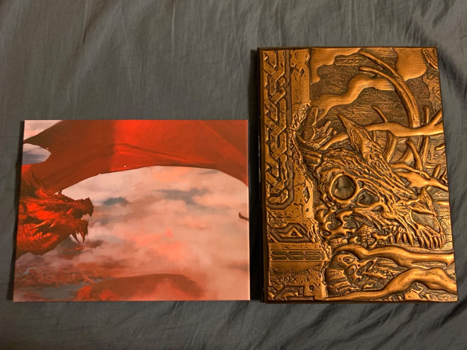 DND DM Screen 5e - D&D Dungeon Master Screen 3D Faux Leather with Customizable Inserts - Dungeons & Dragons GM / Game Master Accessories Gift for Man or Woman. Hide Dice Rolls, Maps & Books (Bronze) customer photo 1