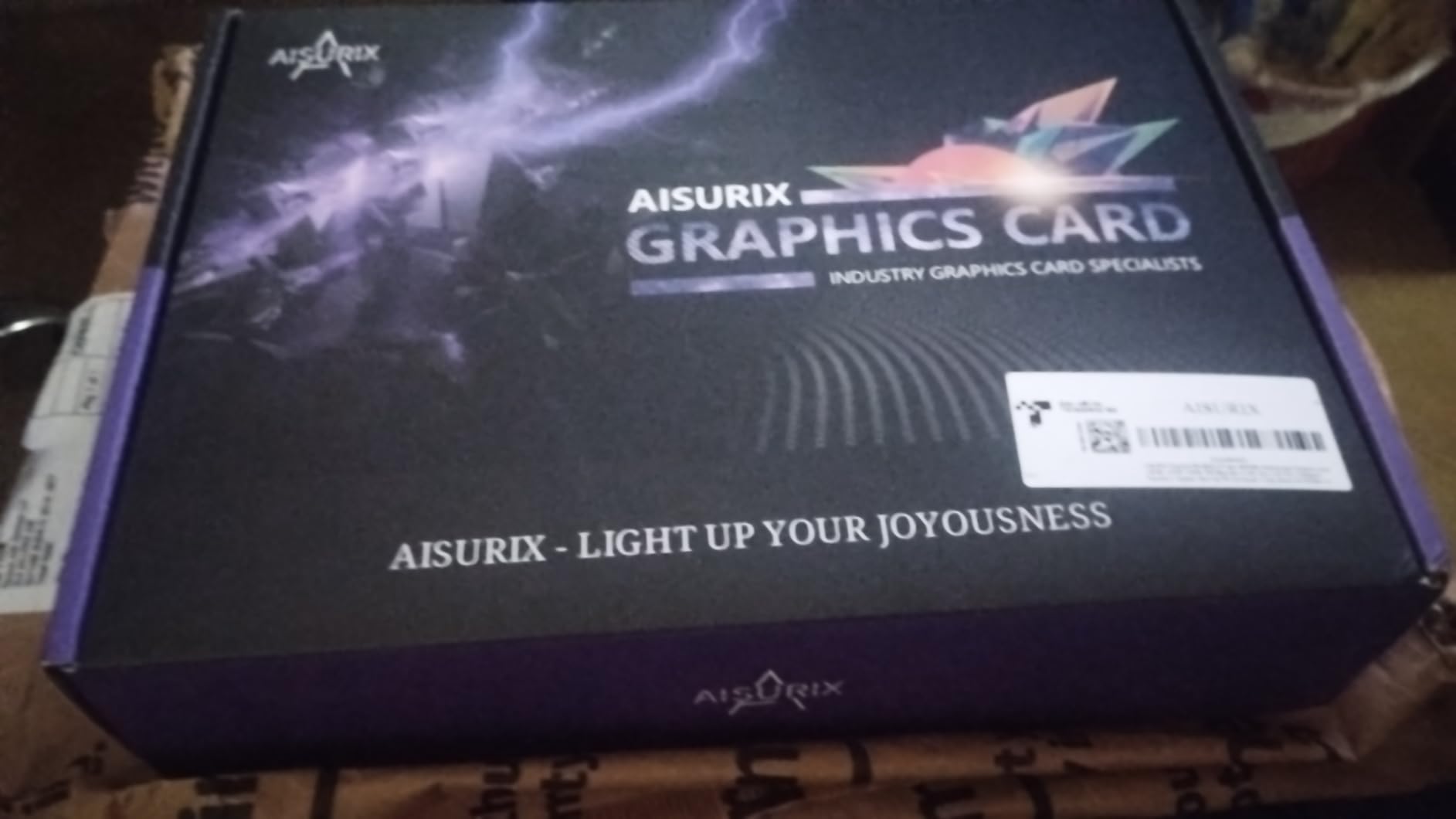 AISURIX RX 5500 XT 8gb GDDR6 Graphics Card, 128 Bit, 3XDP, HDMI, PCI Express 4.0X8, 8pin with Fan Intelligent System, Gaming PC Computer Video Cards with 3X DisplayPort +1X HDMI customer photo 1