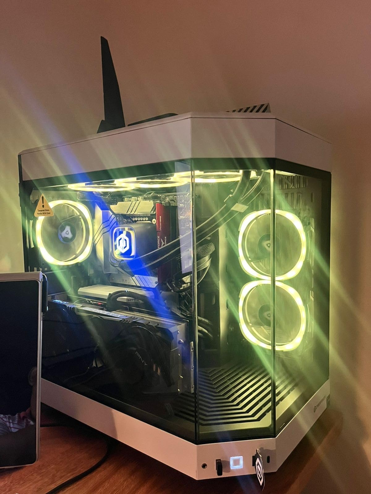 CyberPowerPC Gamer Xtreme VR Gaming PC, Intel Core i9-13900KF 3.0GHz, GeForce RTX 4070 Ti 12GB, 16GB DDR5, 1TB NVMe PCIe SSD, WiFi Ready & Windows 11 Home (GXiVR8080A34), White customer photo 1