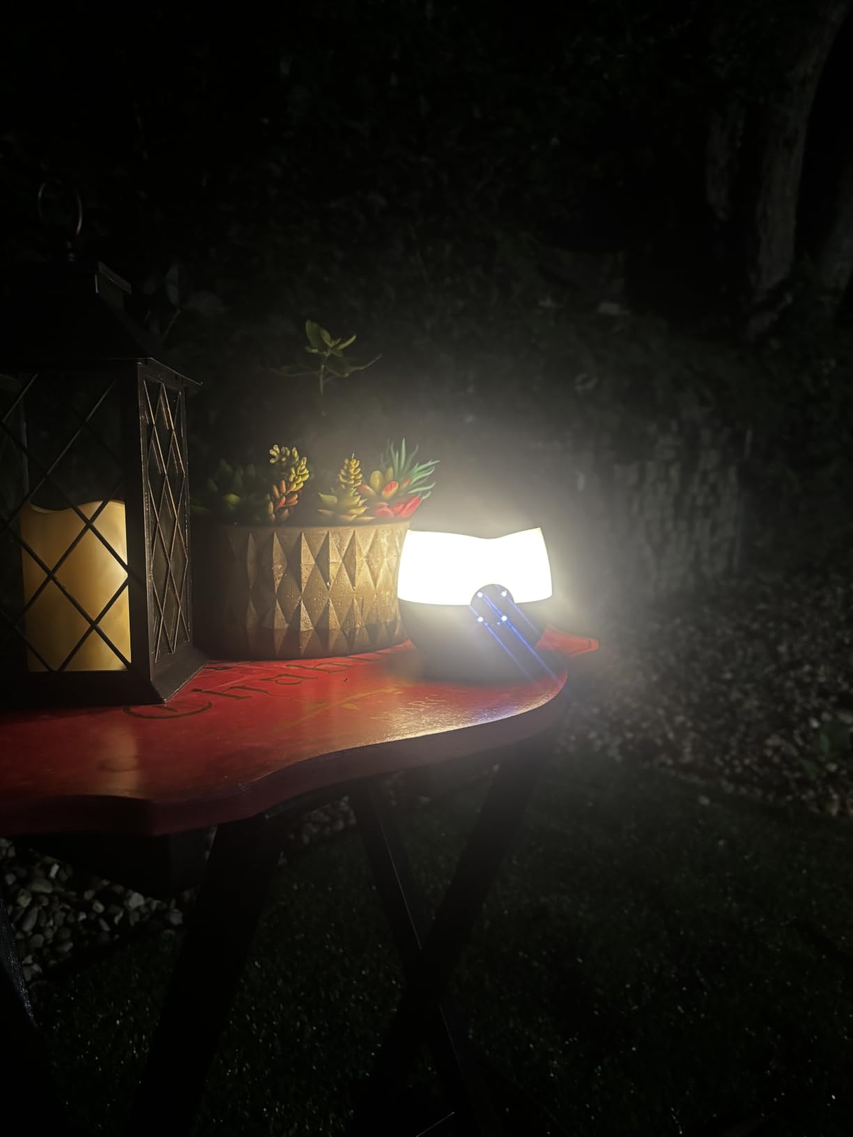 Thermacell E-ZoneGuard Glow Mosquito Repellent + Lantern, LED, 9-Hr Battery | 20-FT Zone; 12-Hr Refill; Rechargeable; Proven Outdoor Protection; Bug Spray Alternative; Patio Shield; Scent Free; DEET-Free customer photo 1