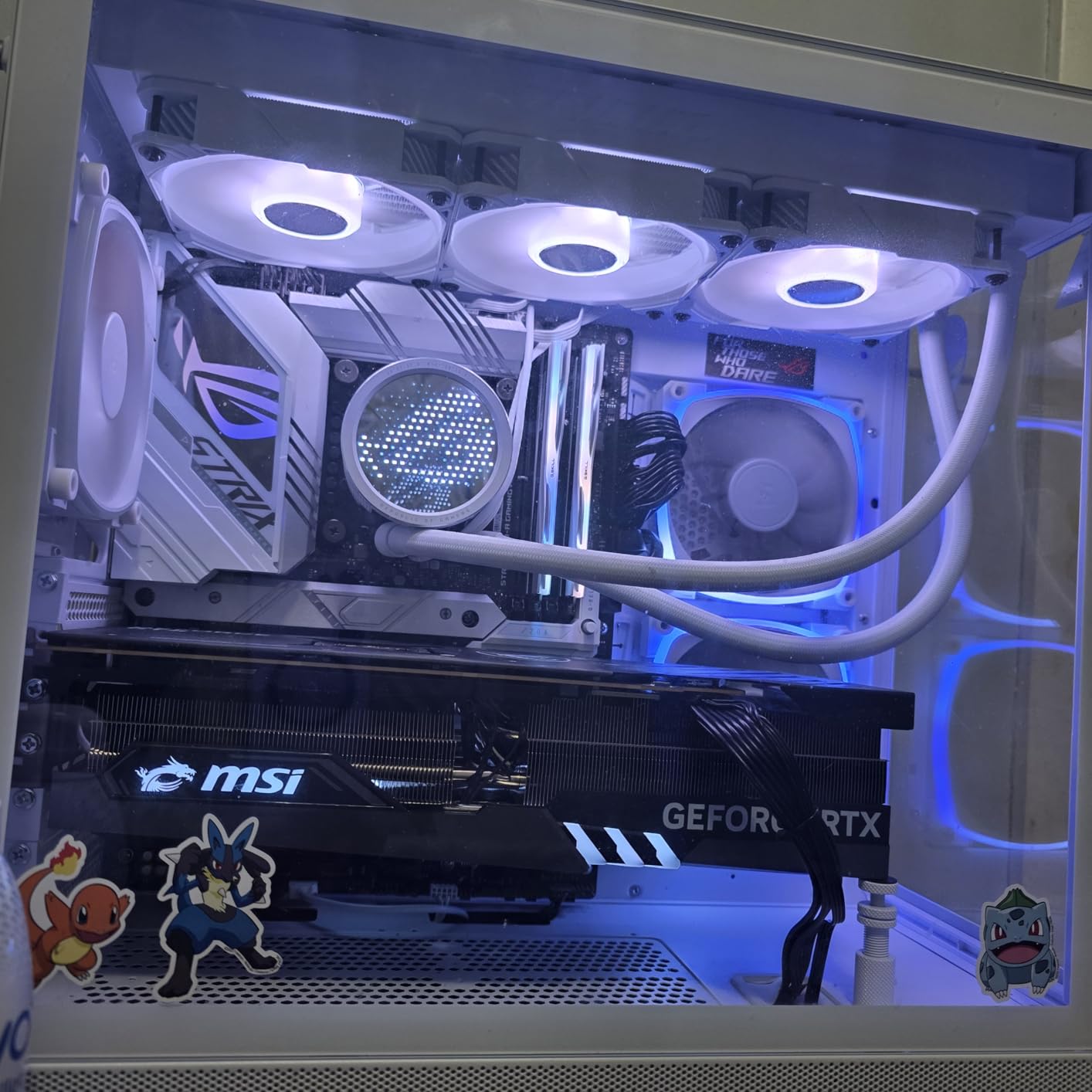 ASUS ROG Ryuo III ARGB 360mm AMD/Intel Gaming Liquid CPU Cooler | 360mm AIO, Anime Matrix LED display, Asetek 8th gen 3-phase pump, premium ROG ARGB fans, vacuum-coated finish customer photo 1