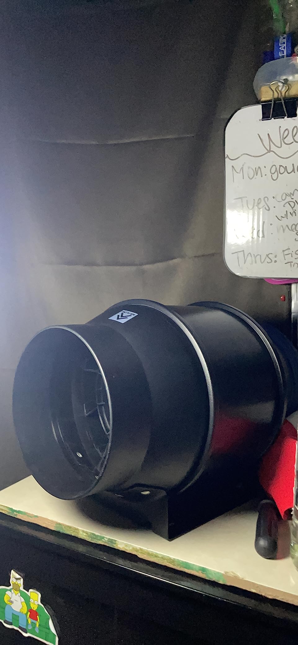 VEVOR Inline Duct Fan, 8-Inch 807 CFM with Temperature Humidity Controller, Quiet EC-Motor Ventilation Exhaust Fan for Cooling Booster, Grow Tents, Hydroponics customer photo 1