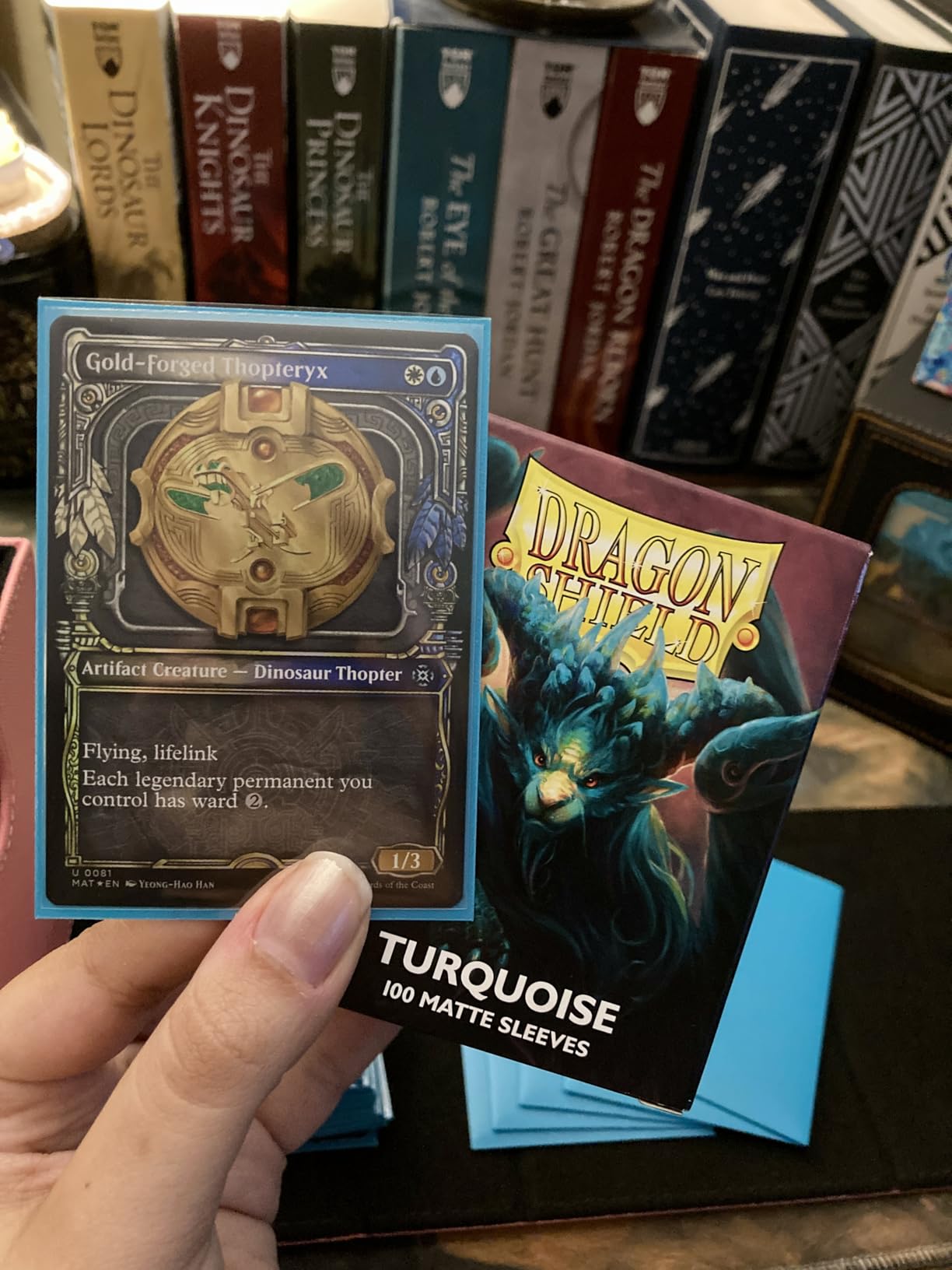 Standard Size Card Matte Sleeves | 100 CT - Smooth & Tough Premium TCG Sleeves | Compatible with Pokemon, Flesh & Blood, One Piece & Magic the Gathering | Midnight Blue customer photo 1
