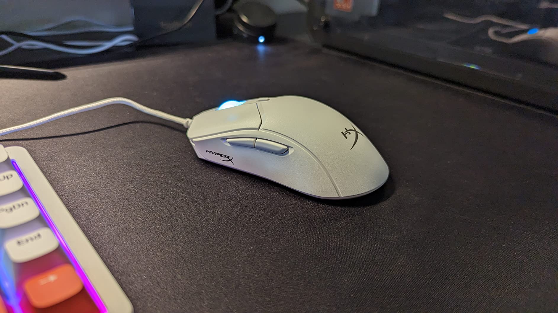 HyperX Pulsefire Haste 2 – Wired Gaming Mouse- Ultra Lightweight, 53g, 8000Hz Polling Rate, Precision Sensor, Hyperflex 2 Cable, Plug and Play – Black customer photo 1