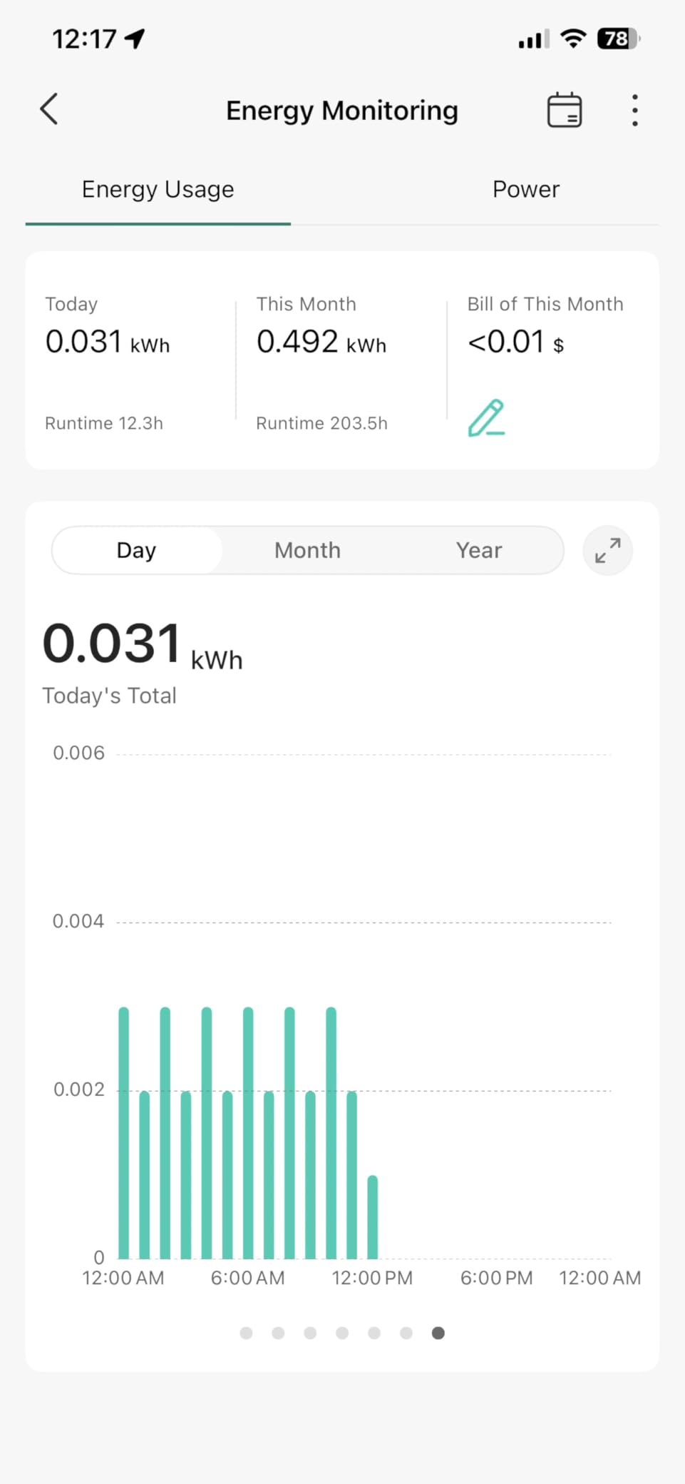 Kasa Matter Smart Plug with Energy Monitoring, KP125MP2, 15A/1800W Max customer photo 1